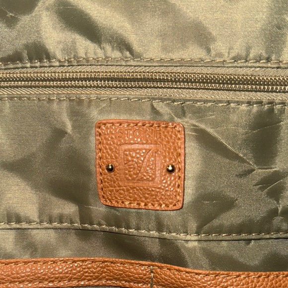 ❄️Olive Green Stone Mountain Nylon‎ Crossbody purse/tote NWT - Picture 7 of 7